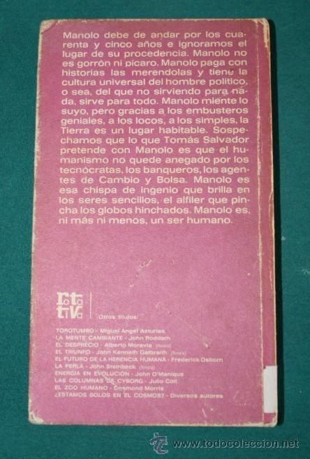 Libros de segunda mano: LIBRO ANTIGUO,  LES PRESENTO A MANOLO 1972 - Foto 2