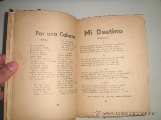 Libros de segunda mano: GARDEL Carlos: SENDA FLORIDA. Raro - Foto 4