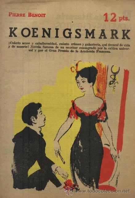 Libros de segunda mano: KOENIGSMARK  (A/ NOCUE- 459) - Foto 1