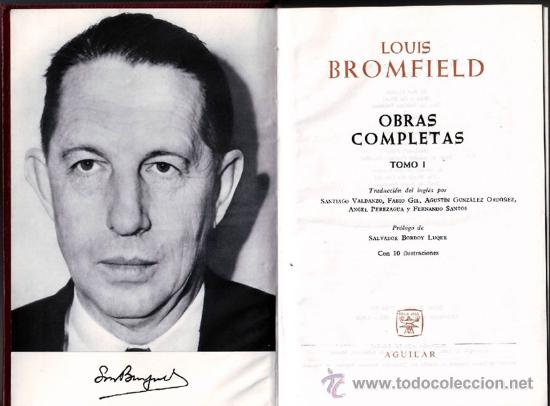 Libros de segunda mano: Louis Bromfield Obras completas Tomo I - Foto 1