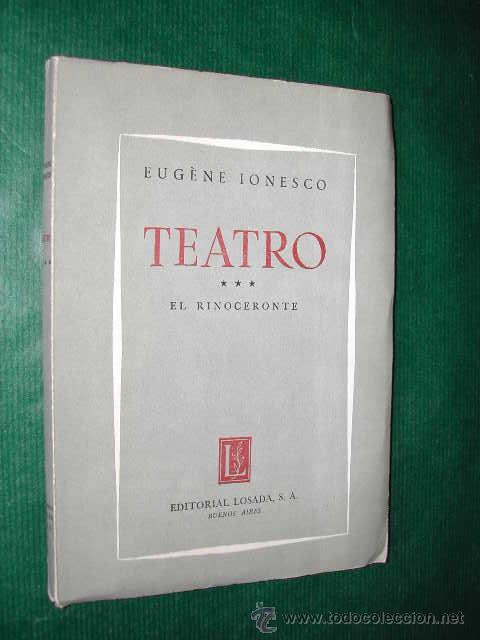 Libros de segunda mano: EL RINOCERONTE, de Eugene Ionesco - Foto 1