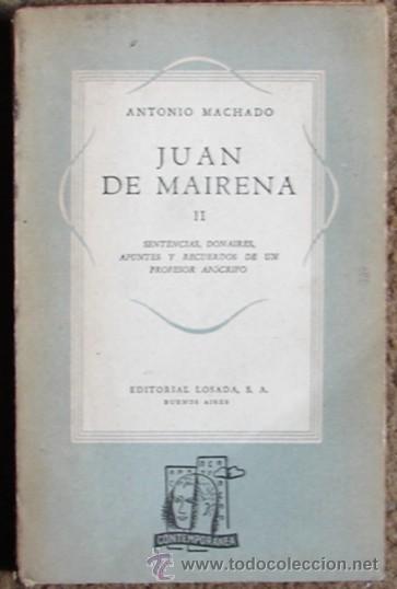 Libros de segunda mano: JUAN MAIRENA II , DE ANTONIO MACHADO - Foto 1