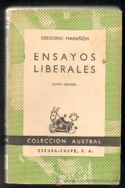 Libros de segunda mano: ENSAYOS LIBERALES (A-AUSV-454) - Foto 1