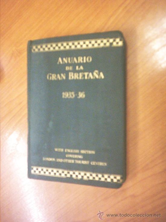 Libros de segunda mano: ANUARIO DE LA GRAN BRETA&Ntilde;A. 1935-36.    L8126 - Foto 1