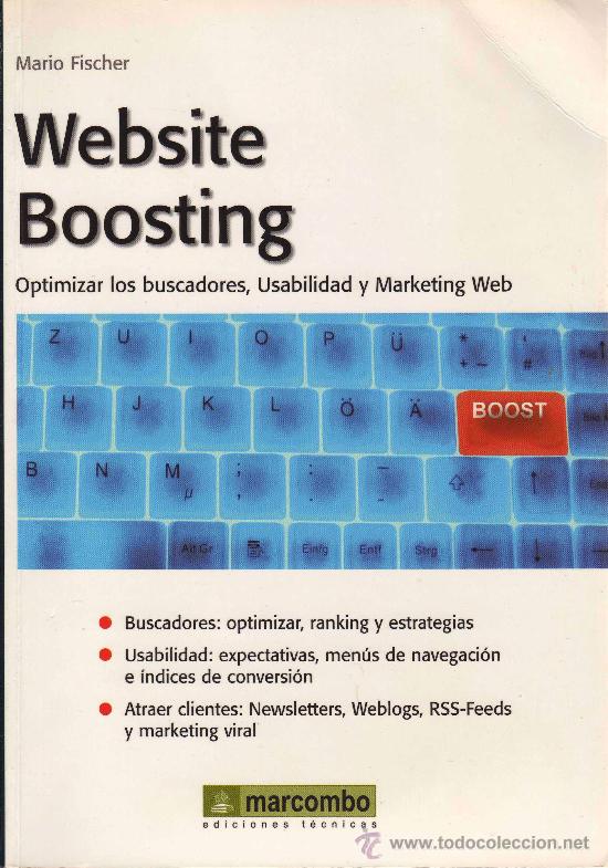 Libros de segunda mano: Website Boosting. Optimizar los buscadores, Usabilidad y M&aacute;rketing Web - 2007 (en espa&ntilde;ol) - Foto 1