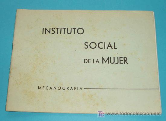 Libros de segunda mano: MECANOGRAFIA. INSTITUTO SOCIAL DE LA MUJER - Foto 1