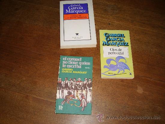Libros de segunda mano: Tres Libros de GABRIEL   GARCIA   MARQUEZ - Foto 1