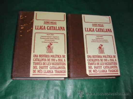 Libros de segunda mano: LA LLIGA CATALANA de Isidre Molas - 2 Volumenes - Foto 1