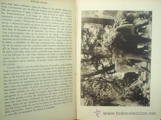 Libros de segunda mano: el libro de las tierras virgenes,1944, RUDYARD KIPLING EDITORIAL GILI - Foto 6