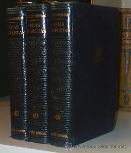 Libros de segunda mano: Fran&ccedil;ois Mauriac Obras completas (3 vol&uacute;menes, completa) - Foto 1