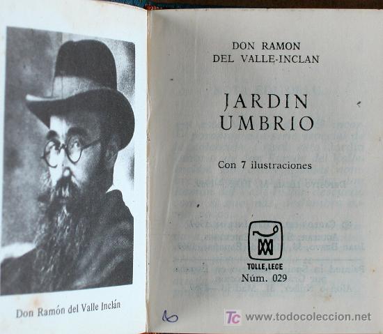 Libros de segunda mano: Jardin Umbrio. Ram&oacute;n del Valle-Incl&aacute;n - Foto 1