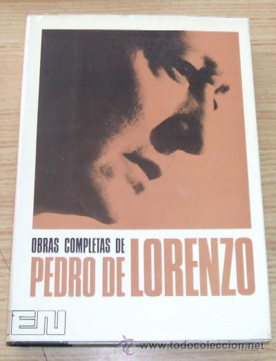 Libros de segunda mano: OBRAS COMPLETAS DE PEDRO DE LORENZO 4 TOMOS - Foto 2
