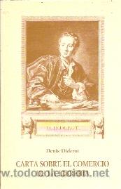 Libros de segunda mano: Denis Diderot: CARTA SOBRE EL COMERCIO DE LA LIBRER&Iacute;A (Madrid, 1995) - Foto 1