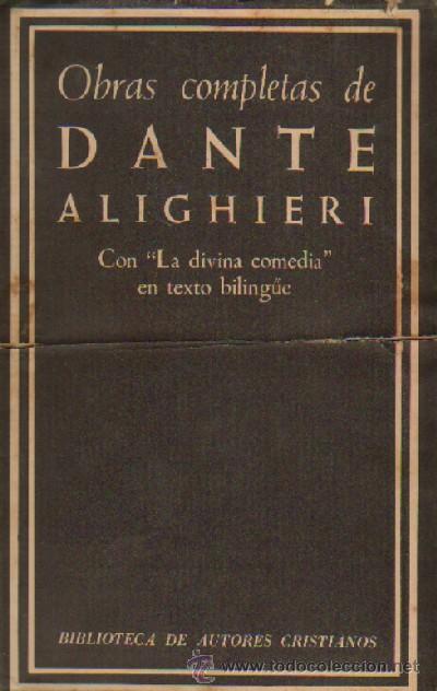 Libros de segunda mano: OBRAS COMPLETAS DE DANTE ALIGHIERI  (A/ LEXT- 035) - Foto 1