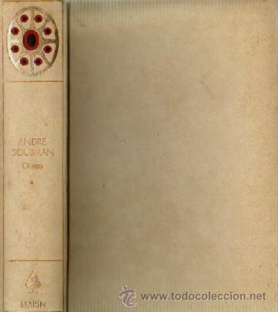 Libros de segunda mano: ANDRE SOUBIRAN. OBRAS. VOLUMEN PRIMERO  (A/ LEXT- 086) - Foto 1