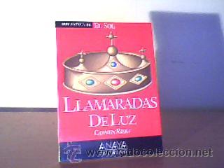 Libros de segunda mano: LLAMARADAS DE LUZ;CARMEN RIERA;EL SOL 1991 - Foto 1
