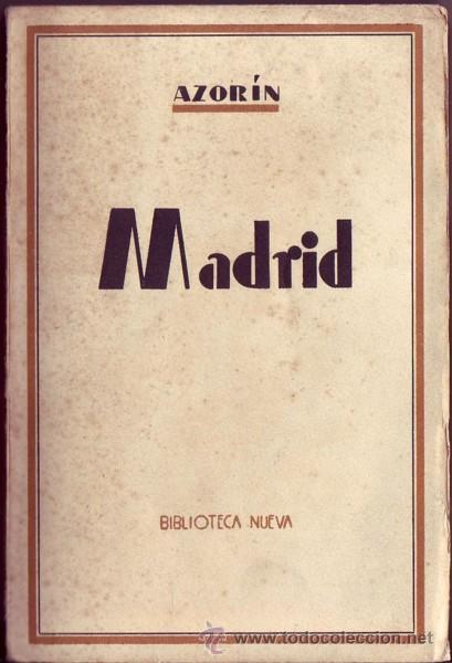 Libros de segunda mano: Madrid. Azor&iacute;n - Foto 1