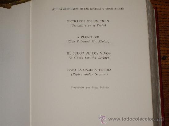 Libros de segunda mano: PATRICIA HIGHSMITH - Foto 5