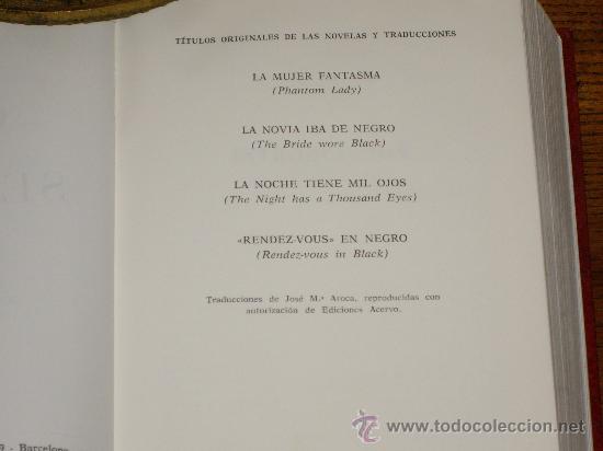 Libros de segunda mano: WILLIAM IRISH - Foto 4