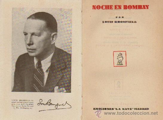Libros de segunda mano: NOCHE EN BOMBAY  (A/ LEXT- 169) - Foto 1