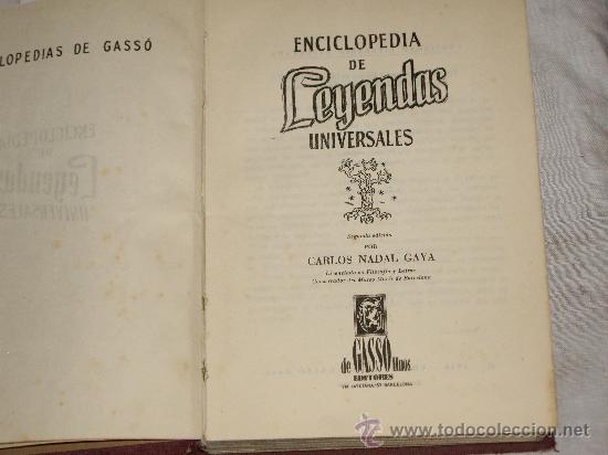 Libros de segunda mano: ENCICLOPEDIA DE LEYENDAS UNIVERSALES - Foto 6