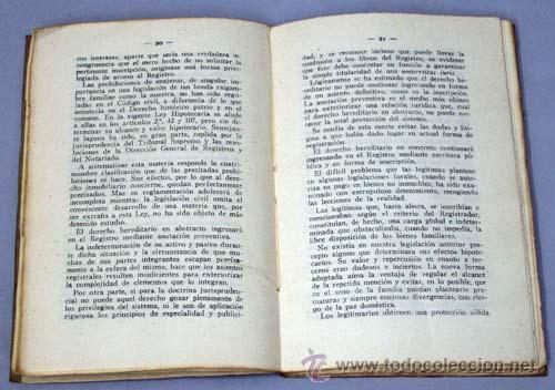 Libros de segunda mano: Reforma de la ley hipotecaria Codigos y Leyes bolsillo Ed G&oacute;ngora 1944 - Foto 2