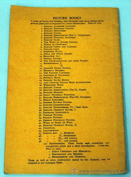 Libros de segunda mano: Victoria & Albert Museum Brief Guide 1932 - Foto 3