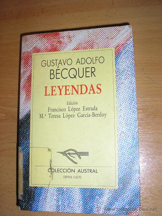 Libros de segunda mano: gustavo ad&oacute;lfo becquer-leyendas - Foto 1