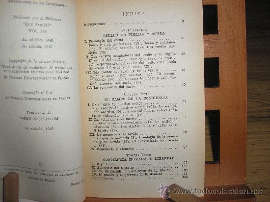 Libros de segunda mano: FISIOLOGIA DE LA CONCIENCIA (PAUL CHAUCHARD) 1&ordf; ED. - Foto 3
