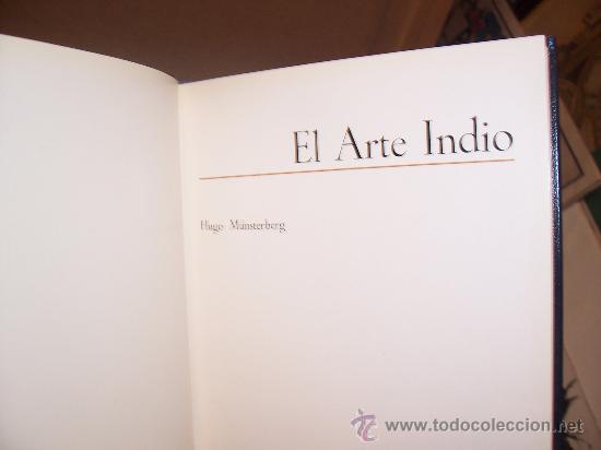 Libros de segunda mano: EL ARTE INDIO - 1&ordf; ED. 1972 - ED. ARGOS - Foto 4