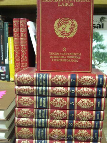 Libros de segunda mano: HISTORIA UNIVERSAL LABOR &middot; 8 TOMOS - Foto 1