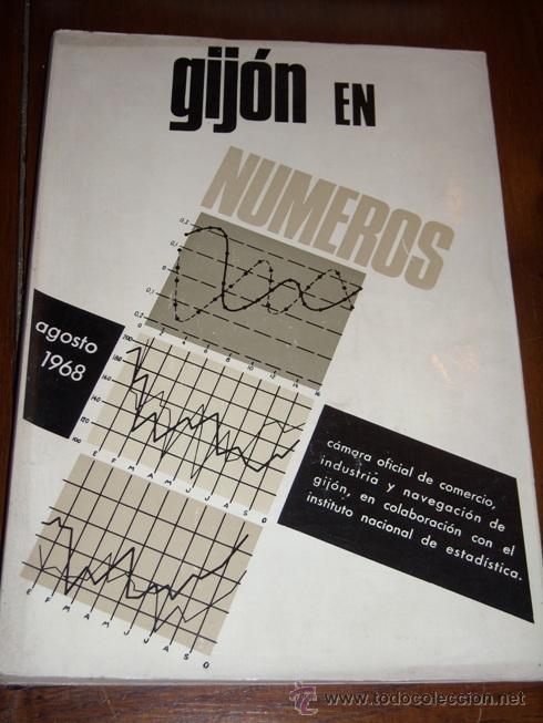 Libri di seconda mano: Gij&oacute;n en n&uacute;meros por La C&aacute;mara Oficial de Comercio, Industria y Navegaci&oacute;n en Agosto de 1968