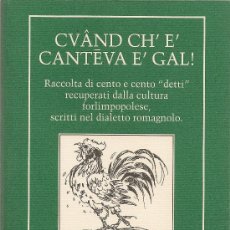 Libros de segunda mano: CUAND CH'E' CANTEVA E GAL! / C. MATTEUCCI. TREVISO : CVUR, 1993. 21X15CM. 124 P.. Lote 14998742