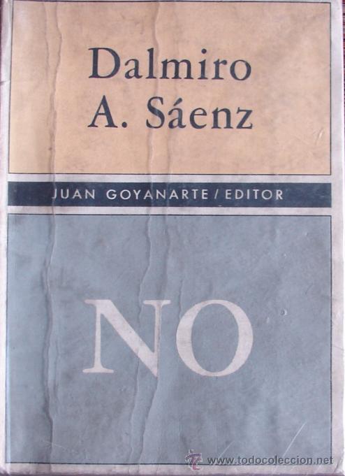 Libros de segunda mano: SAENZ, DALMIRO: NO - Foto 1