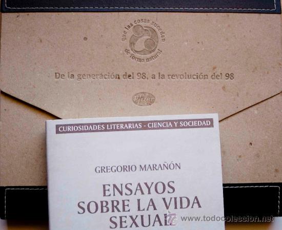 Libri di seconda mano: ENSAYOS SOBRE LA VIDA SEXUAL /GREGORIO MARA&Ntilde;ON.FACS&Iacute;MIL 4&ordf; EDICI&Oacute;N,1969.ESTUCHE, EXCELENTE PRESENTAC