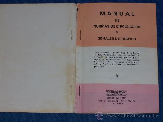 Libros de segunda mano: MANUAL DE CIRCULACION , EDICION DE 1976 - Foto 3