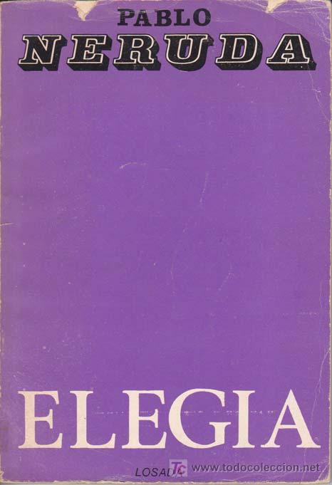 Libros de segunda mano: ELEGIA - Foto 1