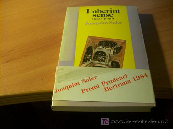 Libros de segunda mano: LABERINT SENSE ( JOAQUIM SOLER ) EN CATALA - Foto 1