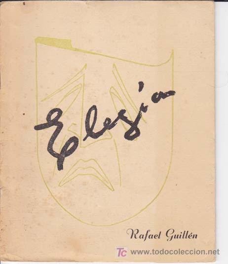 Libros de segunda mano: ELEGIA. - Foto 1