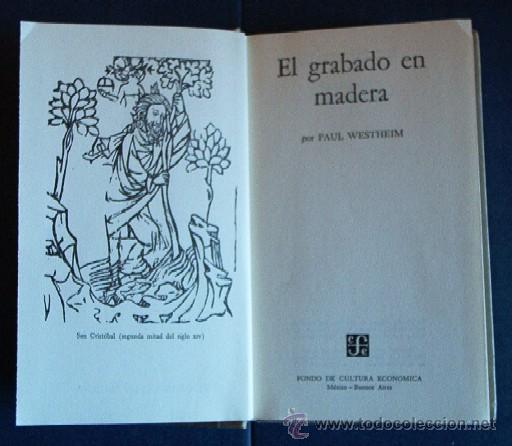 Libros de segunda mano: EL GRABADO EN MADERA - Foto 3