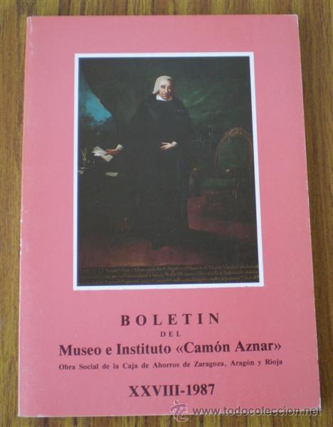 Libros de segunda mano: Bolet&iacute;n del museo e instituto ... CAMON AZNAR 1987 - Foto 1