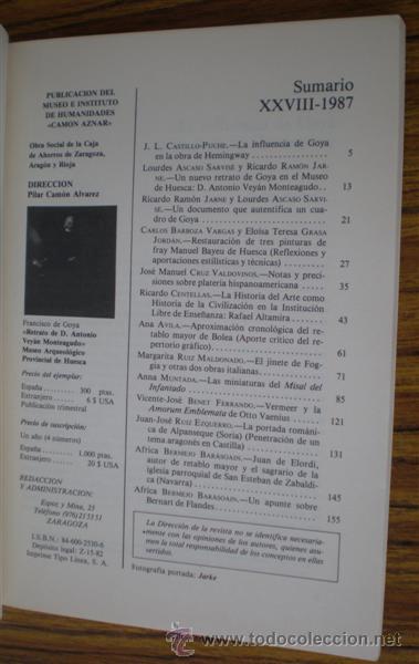 Libros de segunda mano: Bolet&iacute;n del museo e instituto ... CAMON AZNAR 1987 - Foto 6