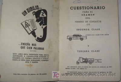 Libros de segunda mano: EL EX&Aacute;MEN DE CONDUCTOR, CARNET DE CHOFER, DE 1965 - Foto 2