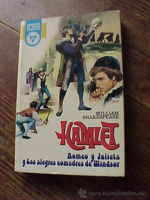 Libros de segunda mano: HAMLET. ROMEO Y JULIETA. LAS ALEGRES COMADRES DE WINDSOR. WILLIAM SHAKESPEARE.EDIC. ALONSO 1976 * - Foto 1