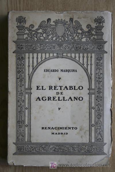 Libros de segunda mano: El retablo de Agrellano. Marquina (Eduardo) - Foto 1