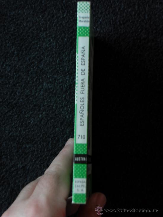 Libros de segunda mano: Gregorio Mara&ntilde;&oacute;n - Espa&ntilde;oles fuera de Espa&ntilde;a - Foto 2