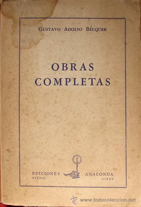 Libros de segunda mano: B&Eacute;CQUER, GUSTAVO ADOLFO: OBRAS COMPLETAS. 1948 - Foto 1