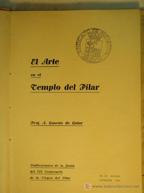 Libros de segunda mano: EL ARTE EN EL TEMPLO DEL PILAR - Foto 5