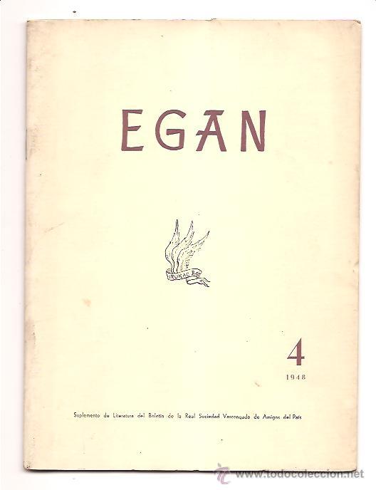 Libros de segunda mano: EUSKADI &ndash; EGAN &ndash; CUADERNO 4 - Foto 1