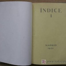Libros de segunda mano: INDICE. REVISTA DE DEFINICIÓN Y CONCORDIA. NÚMEROS 1, 2, 3 Y 4. (EDICIÓN FACSÍMIL).. Lote 21990170